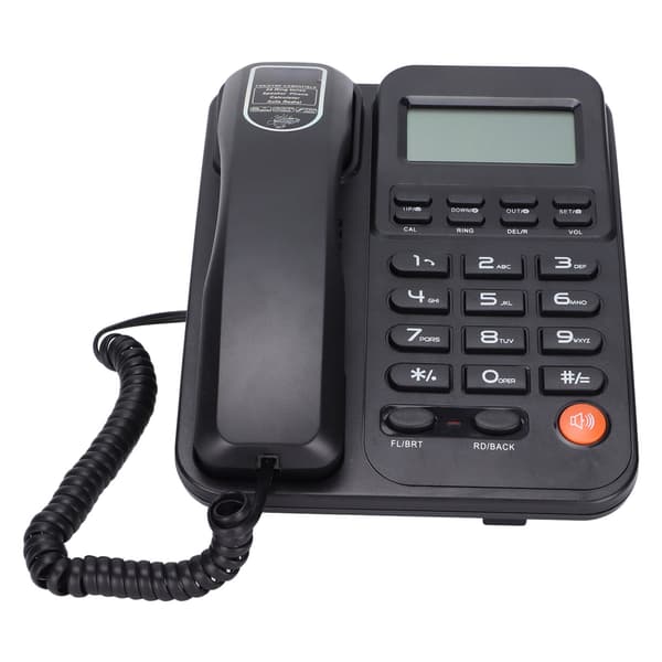 KXT2026CID Kontor Hotel Hjem Fastnettelefon 24 Ringetoner Support Sort