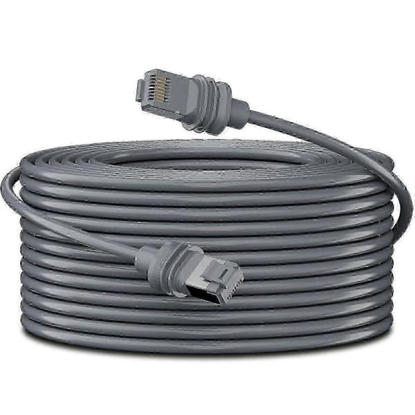 100ft/30m Starlink Gen 3 -kaapeli, V3 Standard Kit -kaapeli, Starlink Ethernet vedenpitävä harmaa