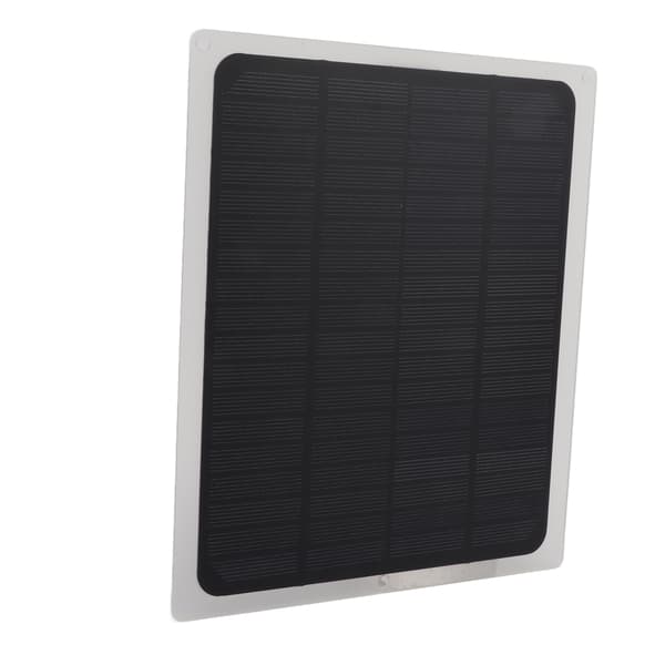 12V 10W Solcellepanel med klemmer Vanntett lader for RV-batteri
