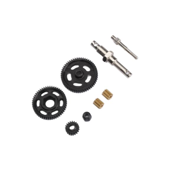 Solid stål girkasse Girbytte for Axial SCX24 1/24 RC Crawler Bil