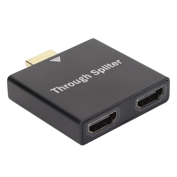 HDMI Splitter 1x2 1080P HD Video Audio Sync On Screen Display