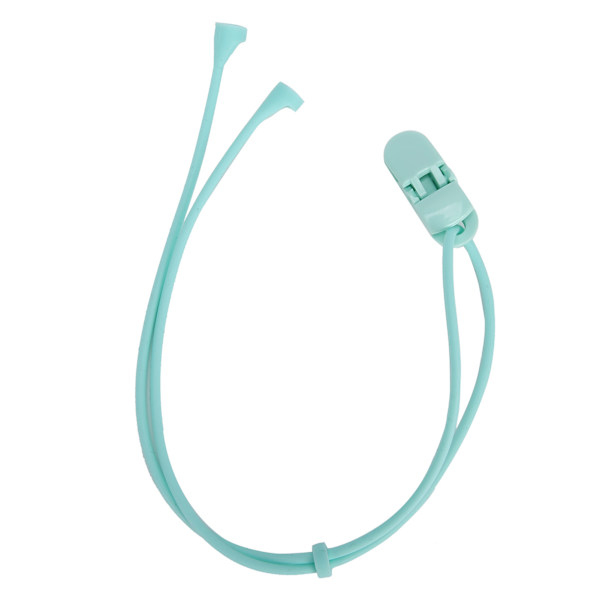 HT Silikone Elastisk Anti-Tab Lanyard Klip Reb til Børn med BTE Høreapparater Green