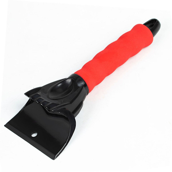 Isskrapa Fodrad Tjock Fleece Snow Remover Anti-Slip Foam Grip Red