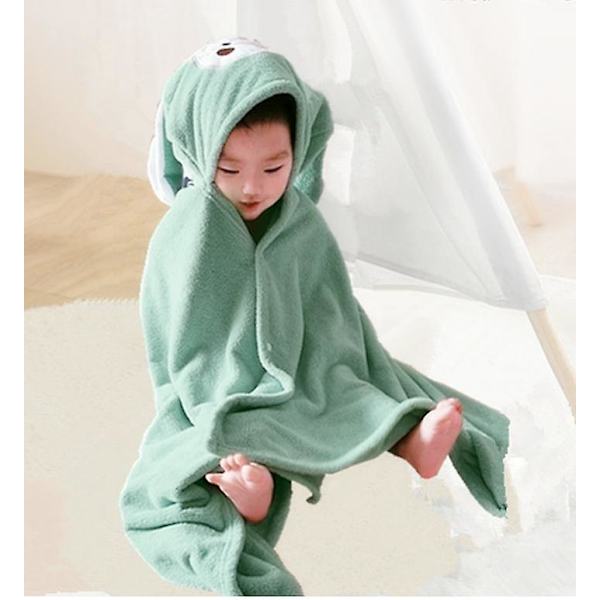 Badhandduk för barn Super Mjuk Hooded Handduk Super Absorbent