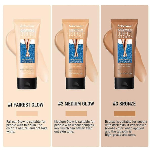 Vattentätt benmakeup för åderbråck och tatueringstäckning, överföringsfri kroppsmakeupfoundation, 118 ml (3 nyanser) medium