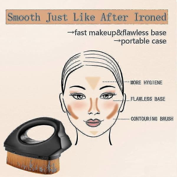 Foundation Brush, Foundation Brush til flydende foundation, Makeupbørster til fejlfri basismakeup Magisk Foundation Brush[dt]