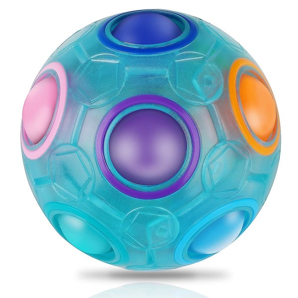 Magic Rainbow Ball Fidget Ball Speed Pussel Ball Brain Teasers Luminous