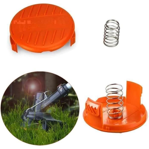 Trådspole for Black and Decker trimmere, 12 trådspoler, 3 spoledeksler og 3 fjærer.