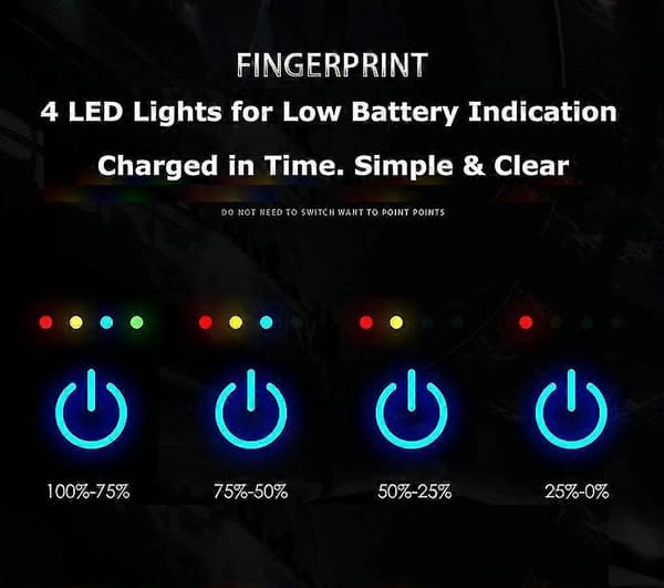 Elektrisk lighter USB oppladbar lighter med fingeravtrykkssensor sportsbilform