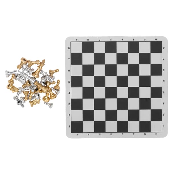 Schackset Brädspel Pjäser Leksak Barn Heminredning Reseset Schackbräde