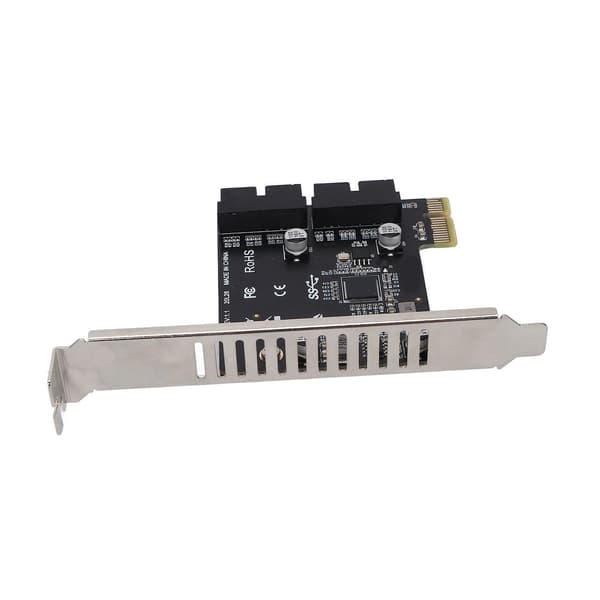 PCIE til USB 3.0 19 20 Pin Interface Udvidelseskort X4 X8 X16 Riser Ph62 Samlet Højde
