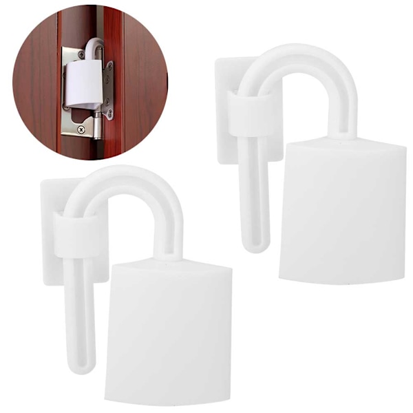 2-pack Dörrstopp Säkerhetslås Barn Fingerskydd Anti-klämfälla