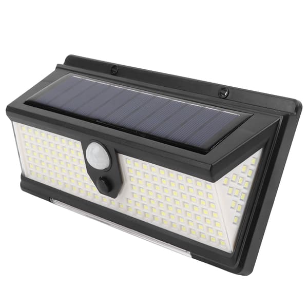 Solar Sensor Vegglampe 3 Moduser Bevegelsesdeteksjon Vanntett Utendørs Solcellelampe