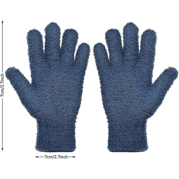 Mikrofiber Auto Støv Rengøring Handsker, Vaskbare Biler Spejle