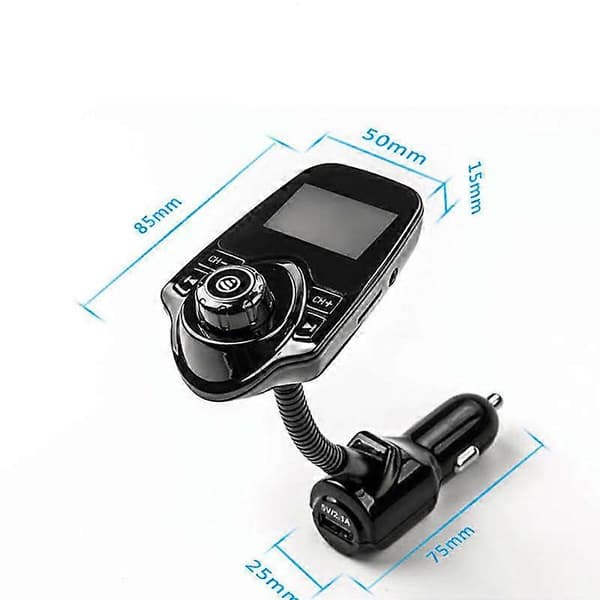 bil bluetooth FM, biltilbehør trådløs bilstereo-adapter med USB-port, bil bluetooth-afspiller