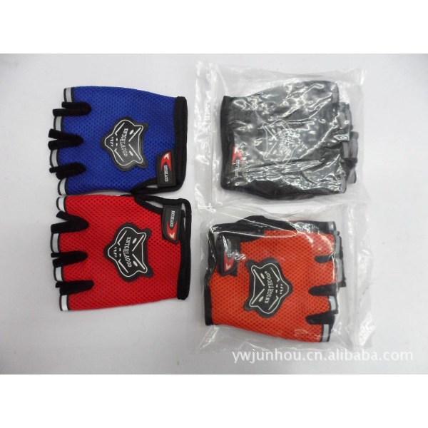 Halvfinger Cykelhandskar Sport Gym Racing Mitts