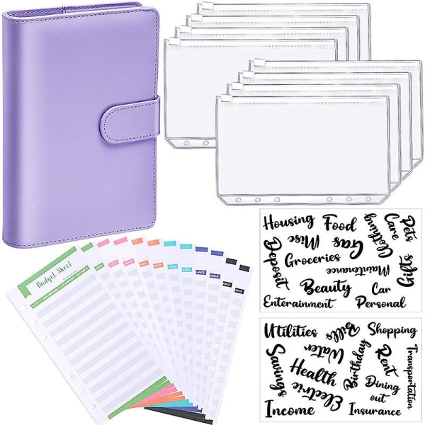 A6 Binder Budget Planner Notebook Covers Folder