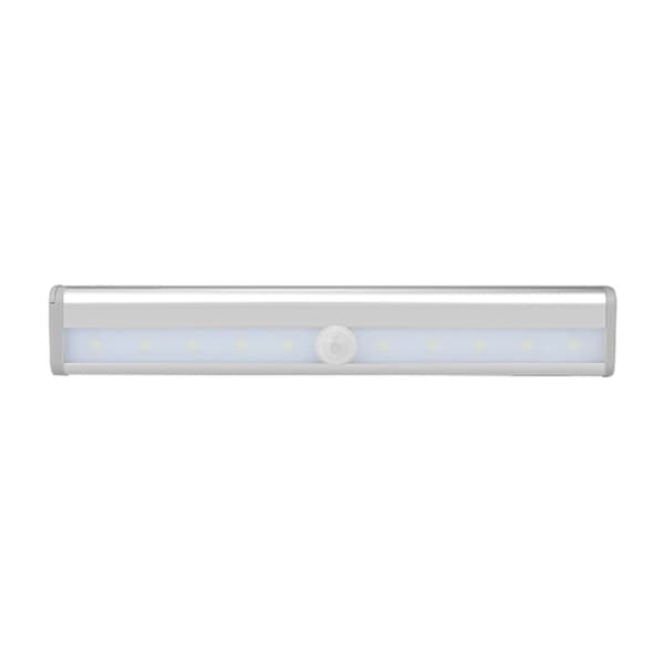 LED Garderobsbelysning 10 LEDs USB Uppladdningsbar Rörelsesensor Vägglampa för Hem Kök Sovrum Vit