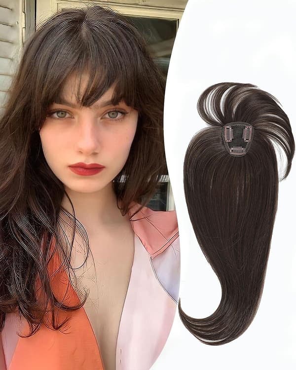 Clip In Hårfransar Extensions Franska Hårfransar Snygga Hårfransar Hårstycken