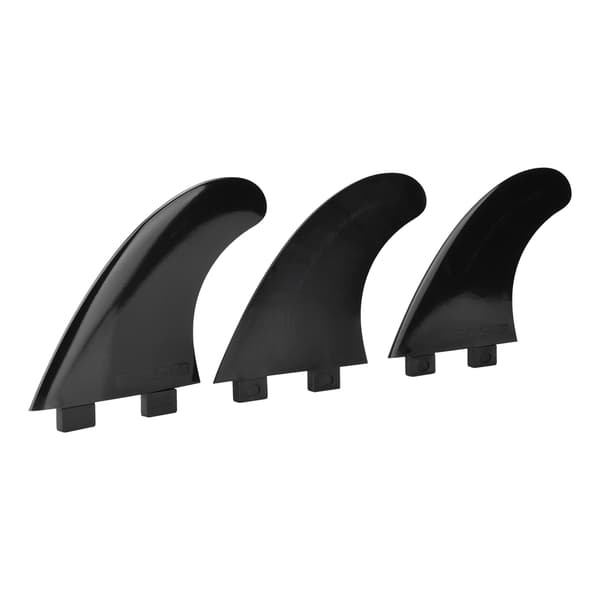 Tri Fin Thruster Set Nylon Plast Surfbräda Fenor FCS Single Head G5 Svart