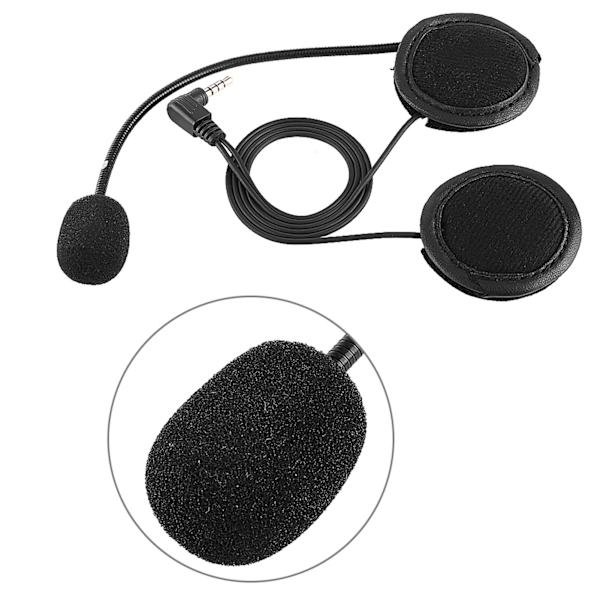 Tilbehør Bluetooth Headset Høretelefon Mikrofon Til V4/V6 Motorcykelhjelm Intercom