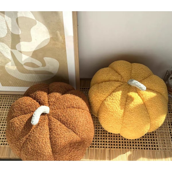 pumpa kudde kreativ soffkudde halloween pure khaki 20cm