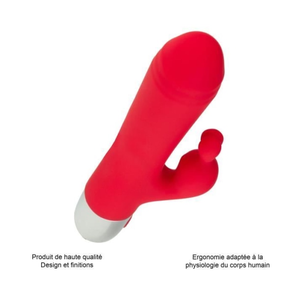 Red Rabbit vibrator, för snabba, intensiva, multipla och diskreta orgasmer tack vare dess kraftfulla och tysta motor