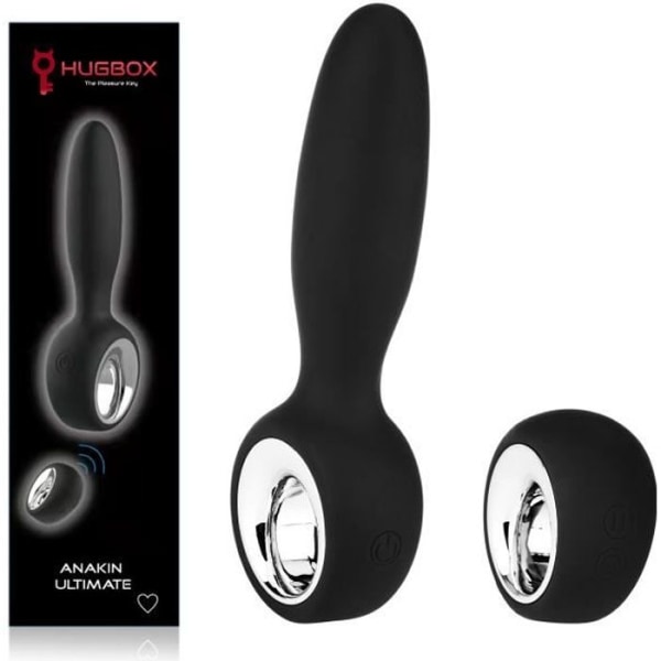 HUGBOX Anakin analvibrator, sexleksak, trådlös, intensiv, flera och diskreta orgasmer