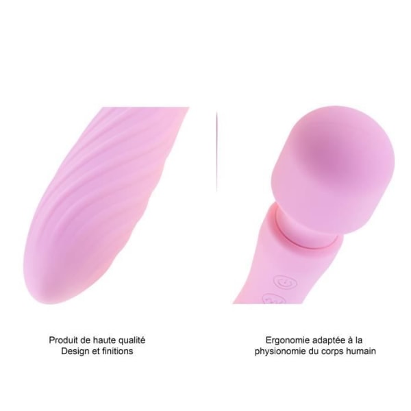 Wandvibrator, klitorisstimulator, klitoris, HUGBOX Play Rose, sexleksak, intensiva, multipla och diskreta orgasmer