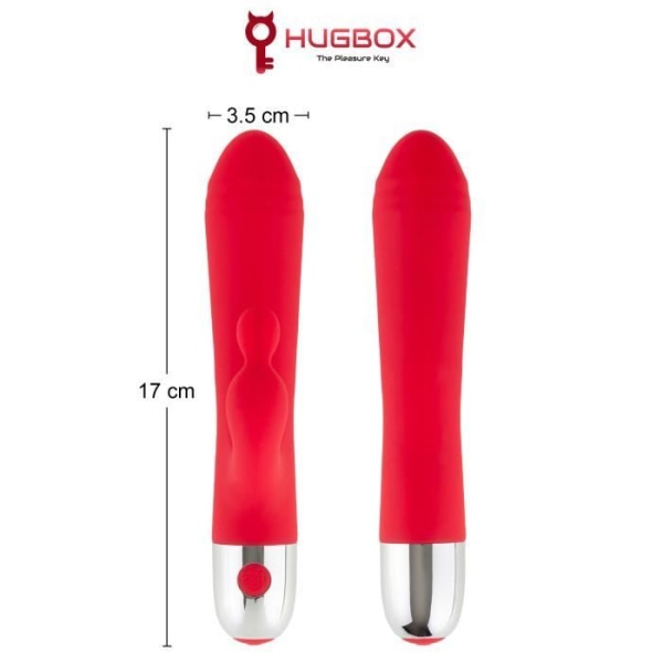 Red Rabbit vibrator, för snabba, intensiva, multipla och diskreta orgasmer tack vare dess kraftfulla och tysta motor