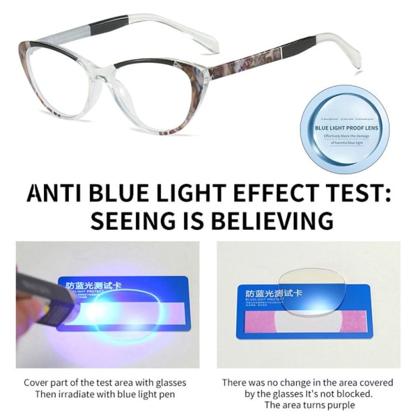 Læsebriller Anti-Blue Light Briller STYRKE 100MARBERING 0fae | Fyndiq