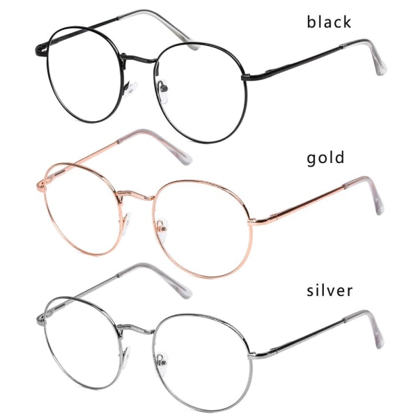 3stk runde briller Brilleinnfatning Optiske briller