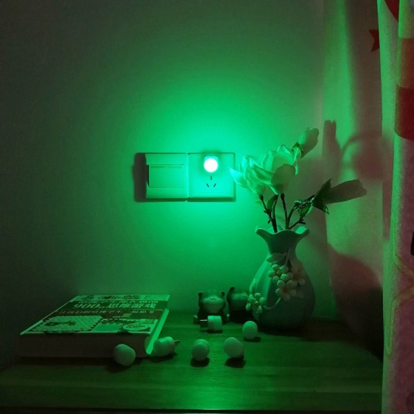 Mini USB Nattlampa Liten LED-lampa GRÖNT LJUS GRÖNT LJUS green light