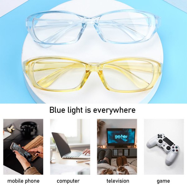 Anti-blue Light Lukulasit Optiset silmälasit SININEN