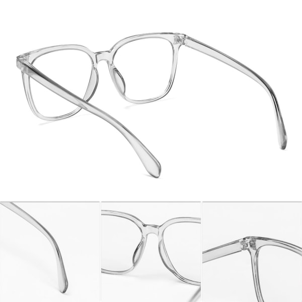 Blått lysblokkerende briller Databriller TRANSPARANT
