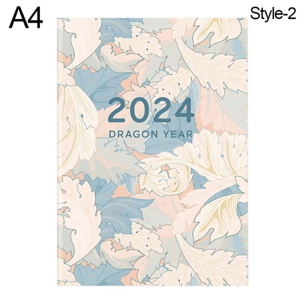 A4 A5 Notebook 2024 Kalenderplanlægger A4STYLE-2 STYLE-2