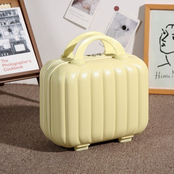 Mini matkalaukkujen kosmetiikkakotelot KELTAINEN Yellow