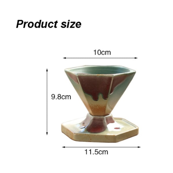 Kaffemugg för grov keramikkopp 3 3 3