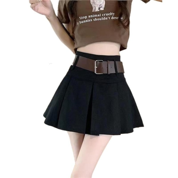 Plisseret nederdel Mini-nederdele SORT M