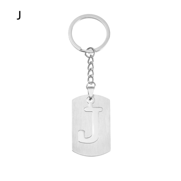 Alphabet Initial Keyring Alphabet Pendant J J