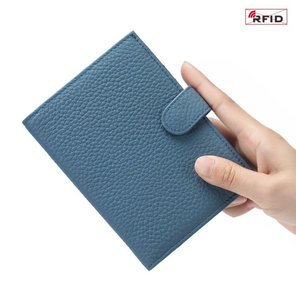 RFID Passport Cover RFID-korthållare BRUN Brown