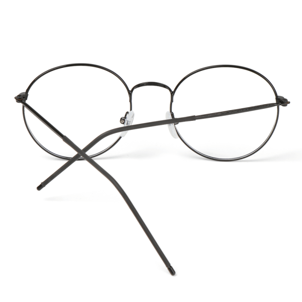Metallbriller Anti-Blue Light Eyeglasses Ultra Light Frame SVART