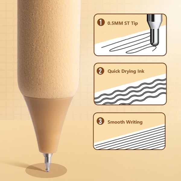 4 STK/Sæt Gel Pen Neutral Pen 03 03 03