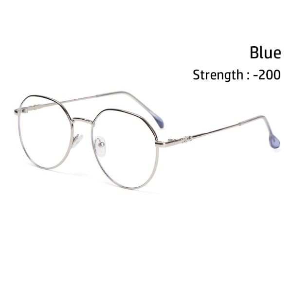Nærsynt briller Flat Mirror Eyewear BLÅ STYRKE -200