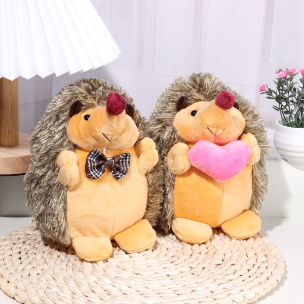 Hedgehog Couple Doll Pehmolelut 35CMHEDGEHOG HEART HEDGEHOG