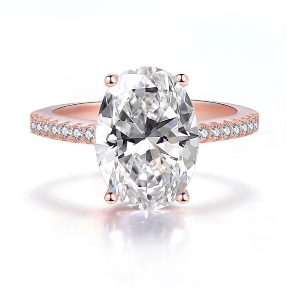 Diamantringe Zirconia Ring ROSEGULD 6 602d | Fyndiq