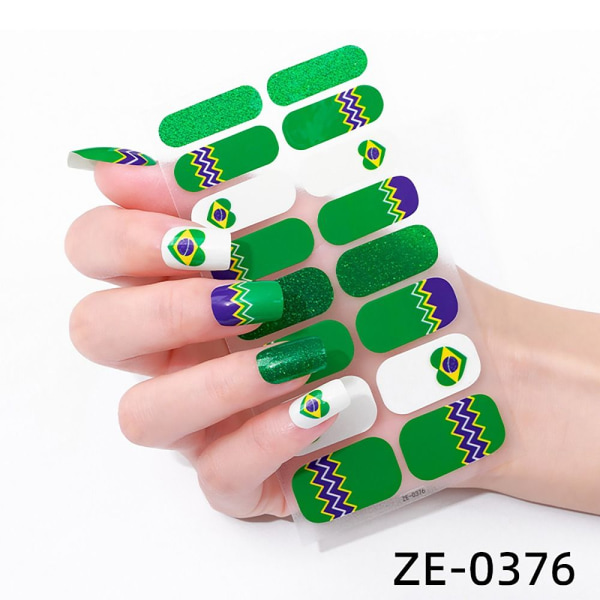 UEFA Nail Stickers Nail Patch ZE-0375 ZE-0375 ZE-0375