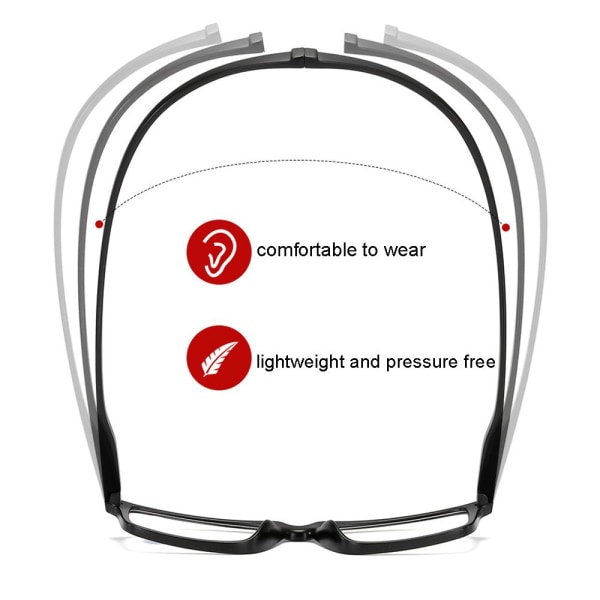 Lukulasit Magneetti Presbyopic Eyeglasses MUSTA VOIMA 916f | Fyndiq