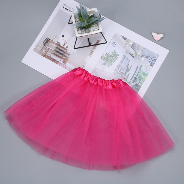 Flicka Tutu kjol balett klänning ROSE RED 77b8 | Fyndiq