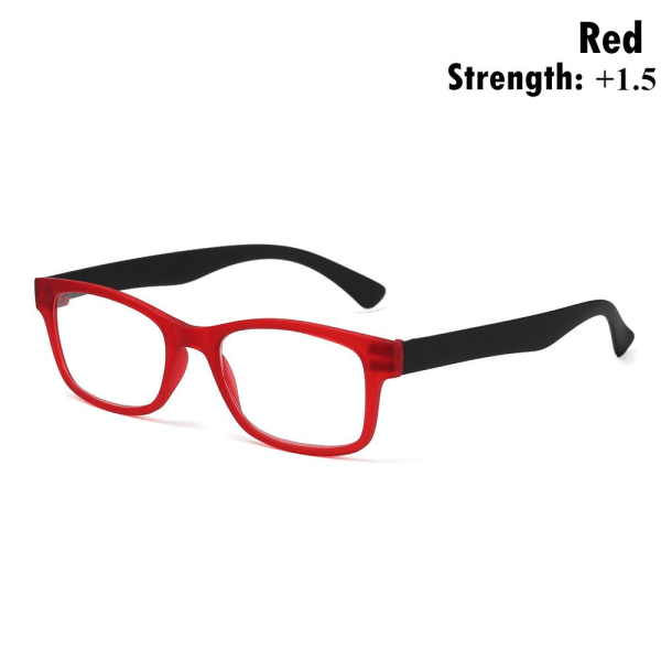 Läsglasögon Glasögon Receptbelagda glasögon RÖD 1.5 b9b3 | Fyndiq